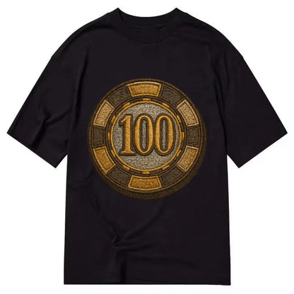 Poker Chip  - Classic T-shirt - Black