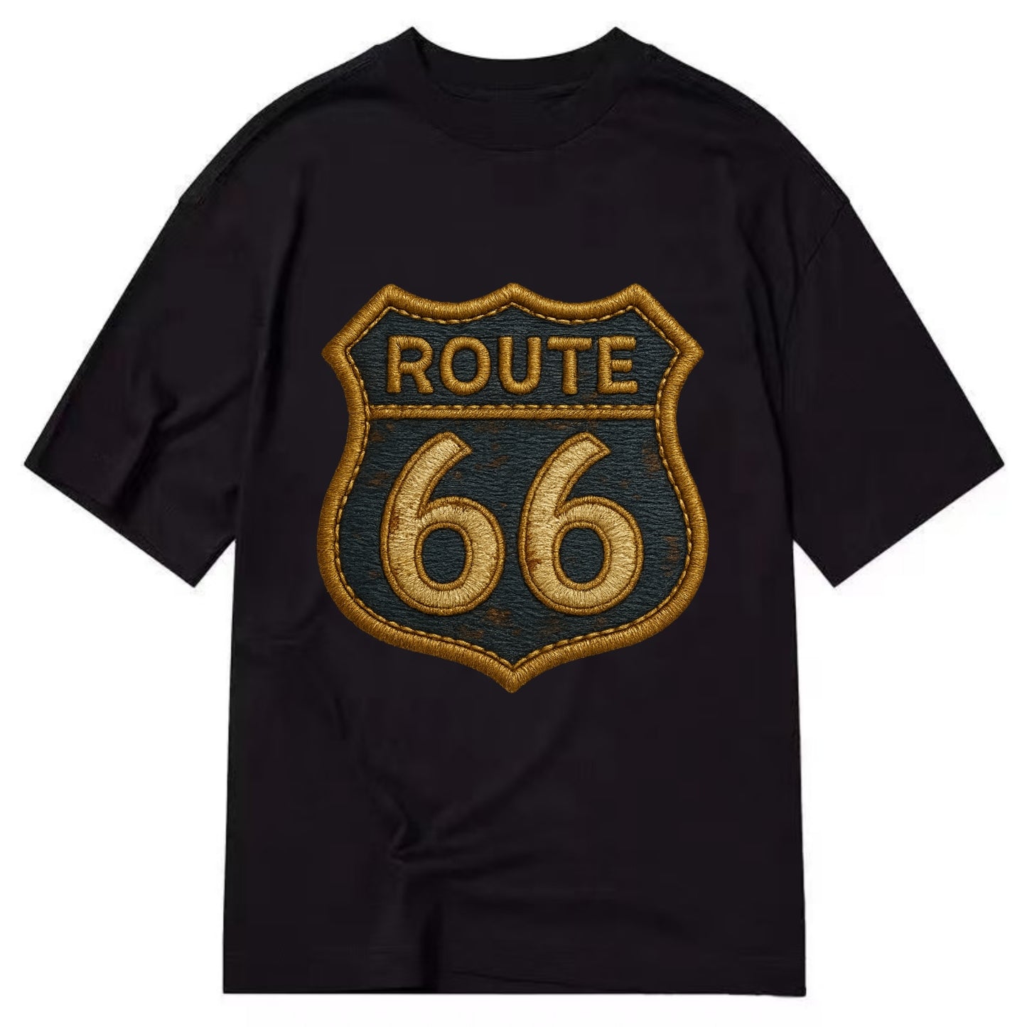 Route 66  - Classic T-shirt - Black
