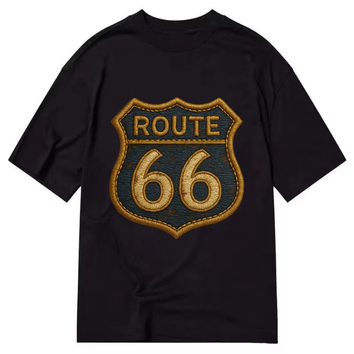 Route 66  - Classic T-shirt - Black