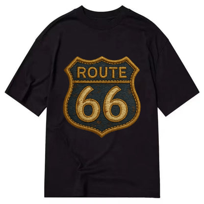 Route 66  - Classic T-shirt - Black