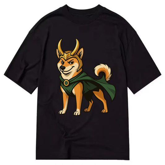 Shiba Inu Loki  - Classic T-shirt - Black