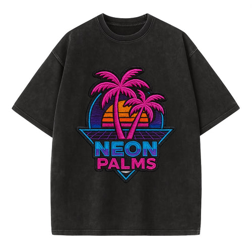 Neon Palms - Vintage T-shirt