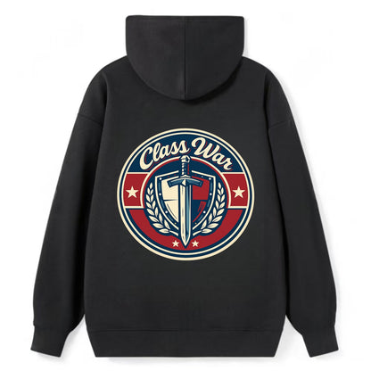 class war - Classic Pullover Hoodie - Black