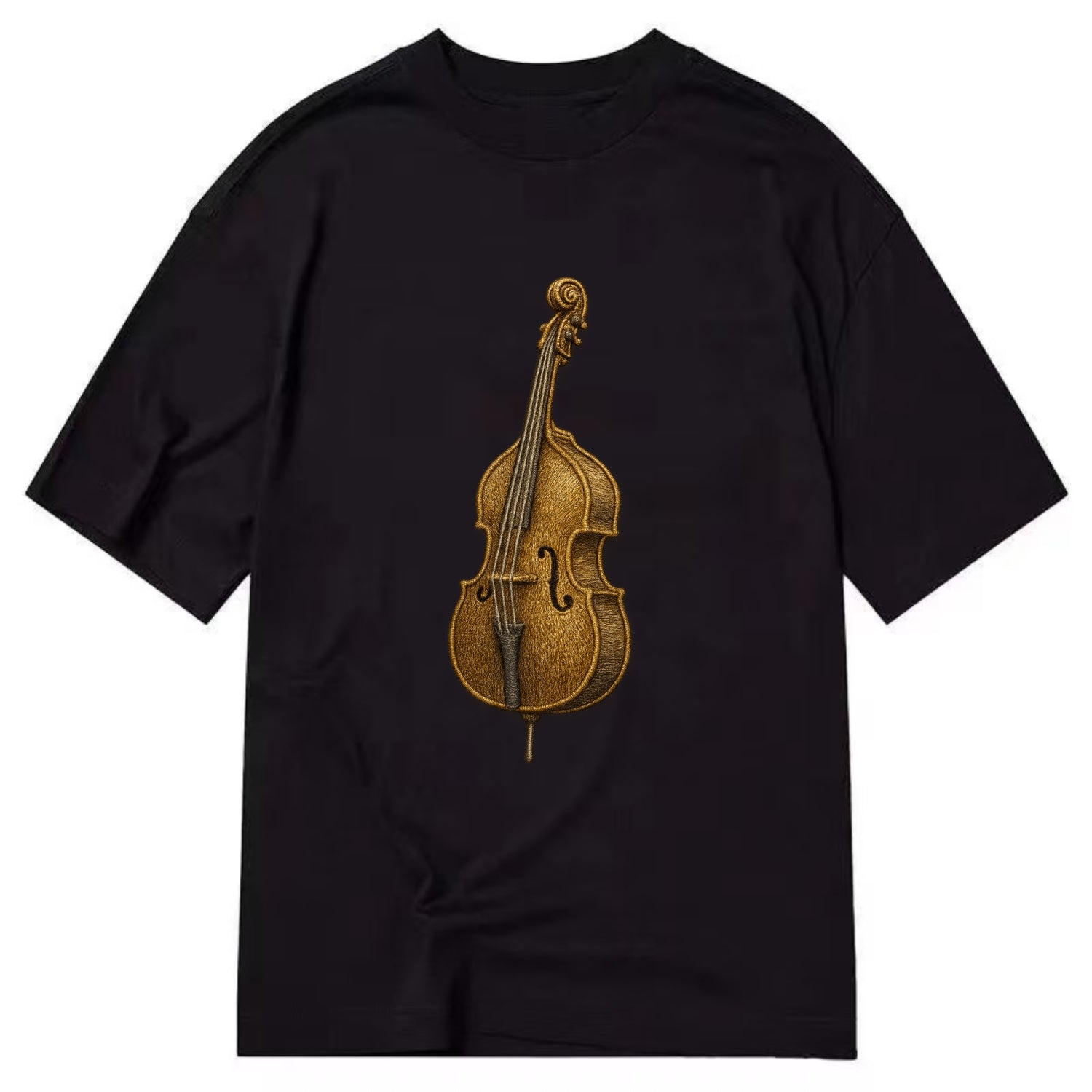 Acoustic Bass  - Classic T-shirt - Black