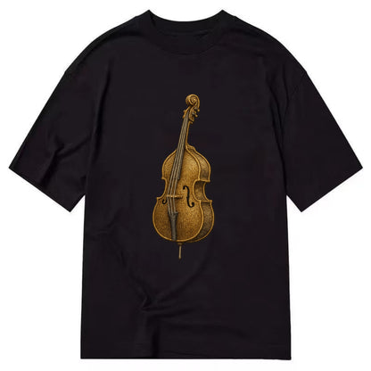 Acoustic Bass  - Classic T-shirt - Black