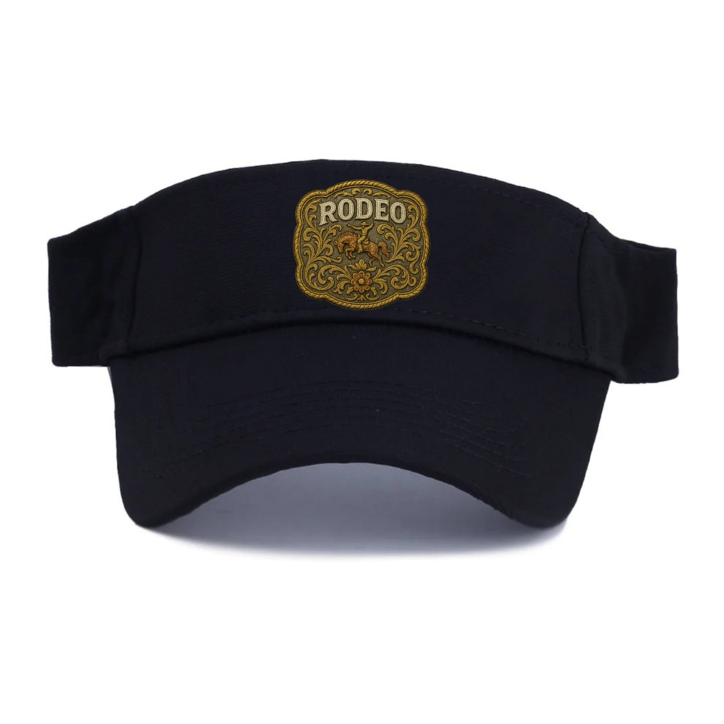 Rodeo Buckle  - Visor - Black