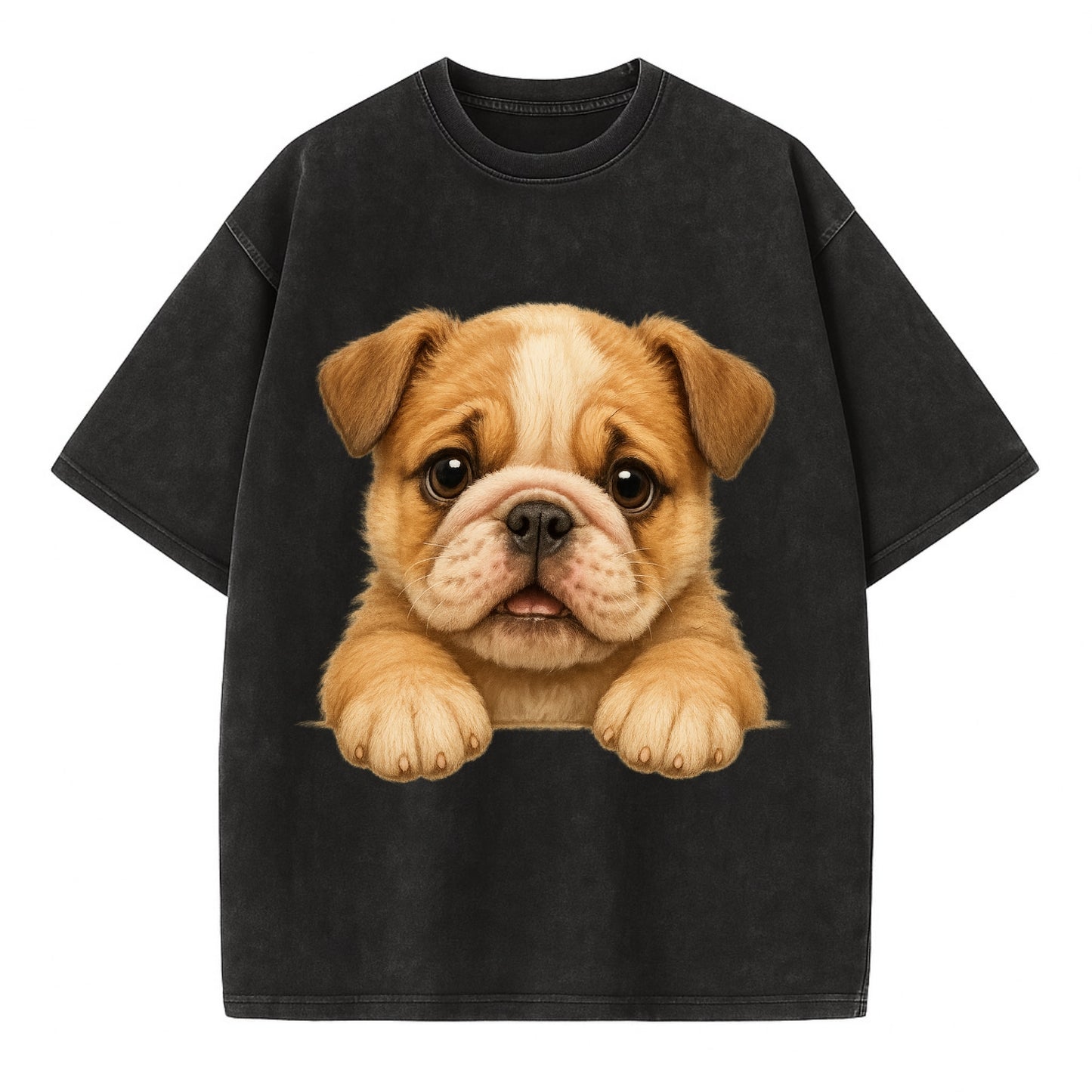 Bulldog  - Vintage T-shirt - Black