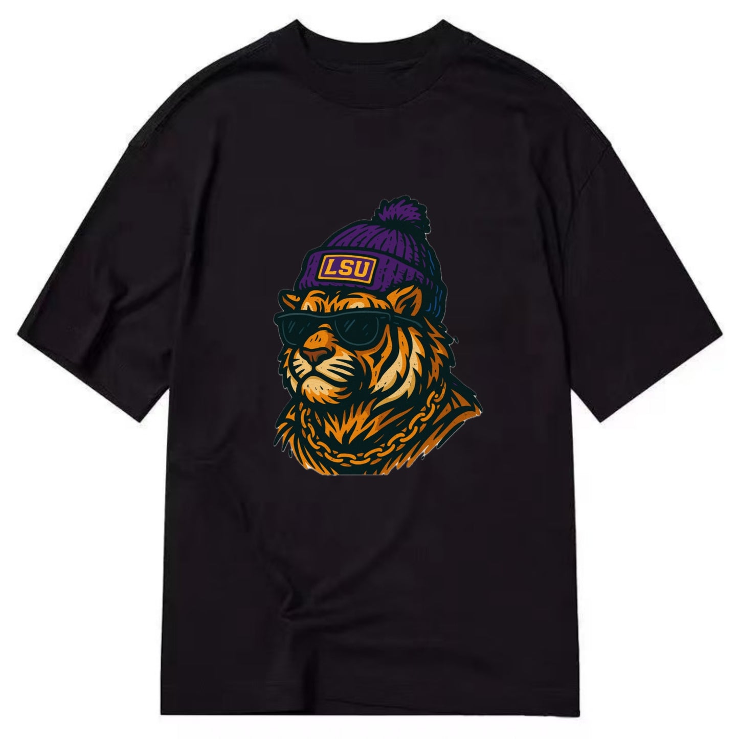 LSU Mike Tiger - Classic T-shirt - Black