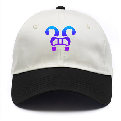 CURIOUS TWINS | Twin question marks | Endless curiosity | Seeking answers | - Two Tone Cap - Black