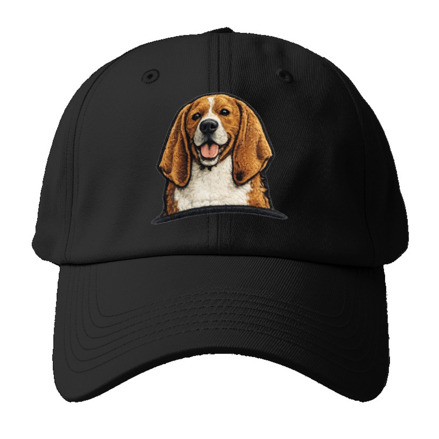Buddy Beagle - Baseball Cap For Big Heads - Black