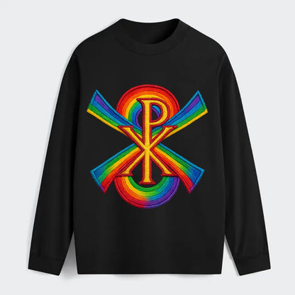 Chi Rho  - Classic Long Sleeve Shirt - Black