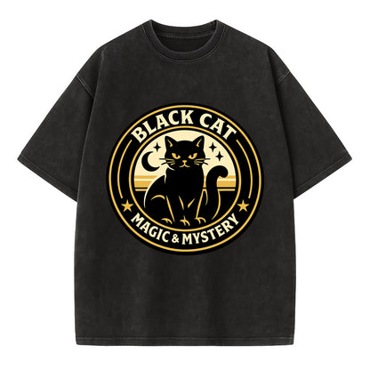 Midnight Prowler Emblem - Vintage T-shirt - Black