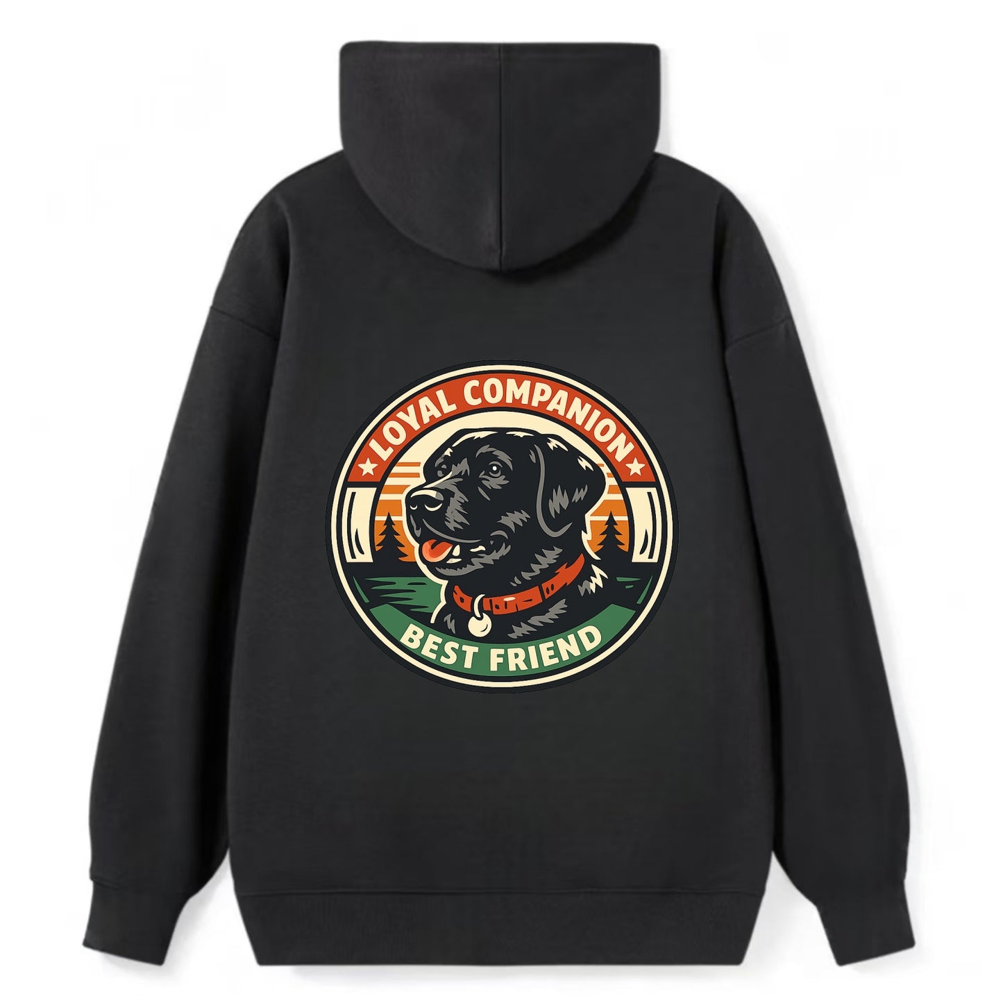 Noble Companion Emblem - Classic Pullover Hoodie - Black
