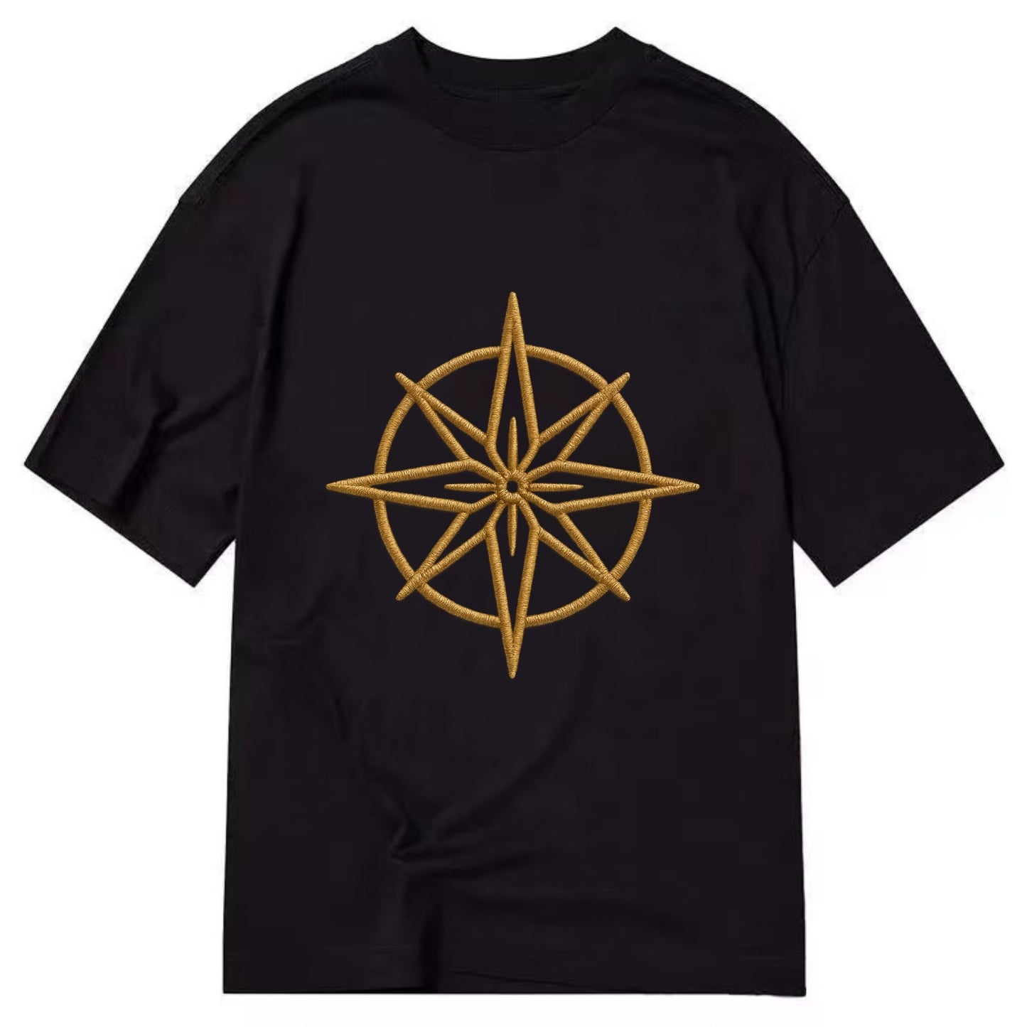 Compass Rose  - Classic T-shirt - Black