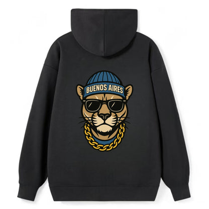 Buenos Aires Puma - Classic Pullover Hoodie - Black
