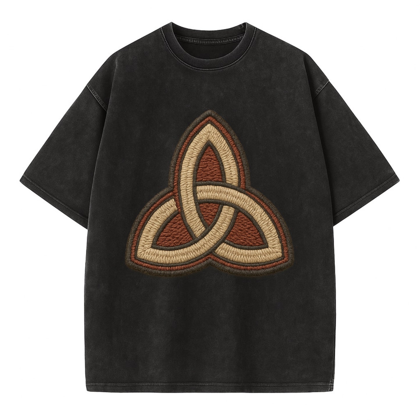 Trinity Knot  - Vintage T-shirt - Black