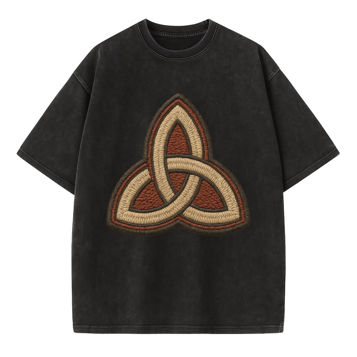 Trinity Knot  - Vintage T-shirt - Black