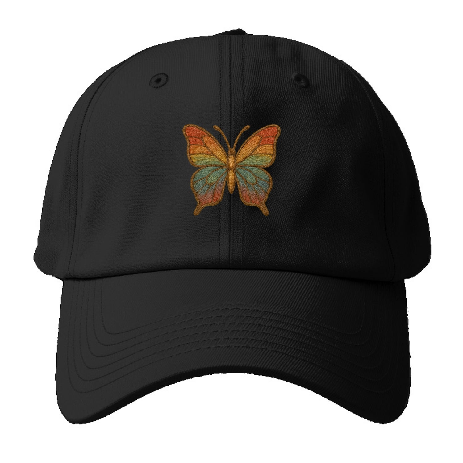Butterfly Transformation  - Baseball Cap - Baseball Cap For Big Heads - Black