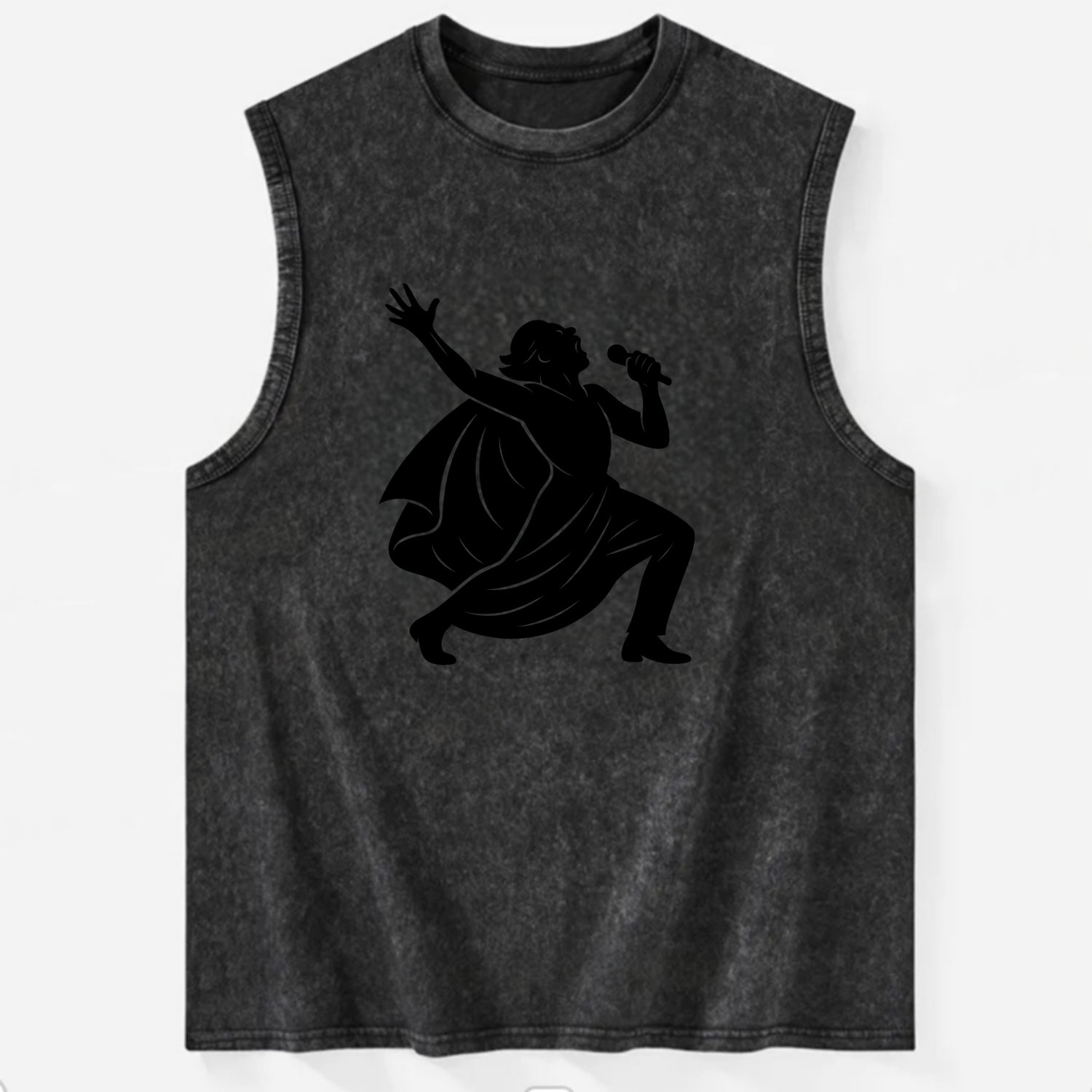 Opera singer powerful finale - Vintage Washed Tank - Black