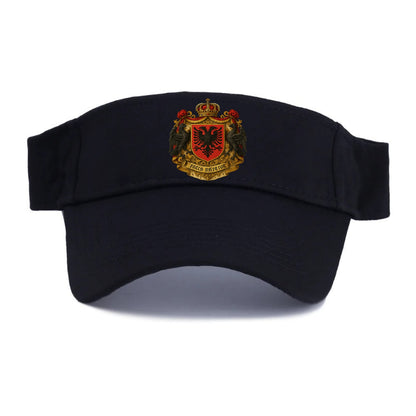 Albania Double Eagle Emblem  - Visor - Black