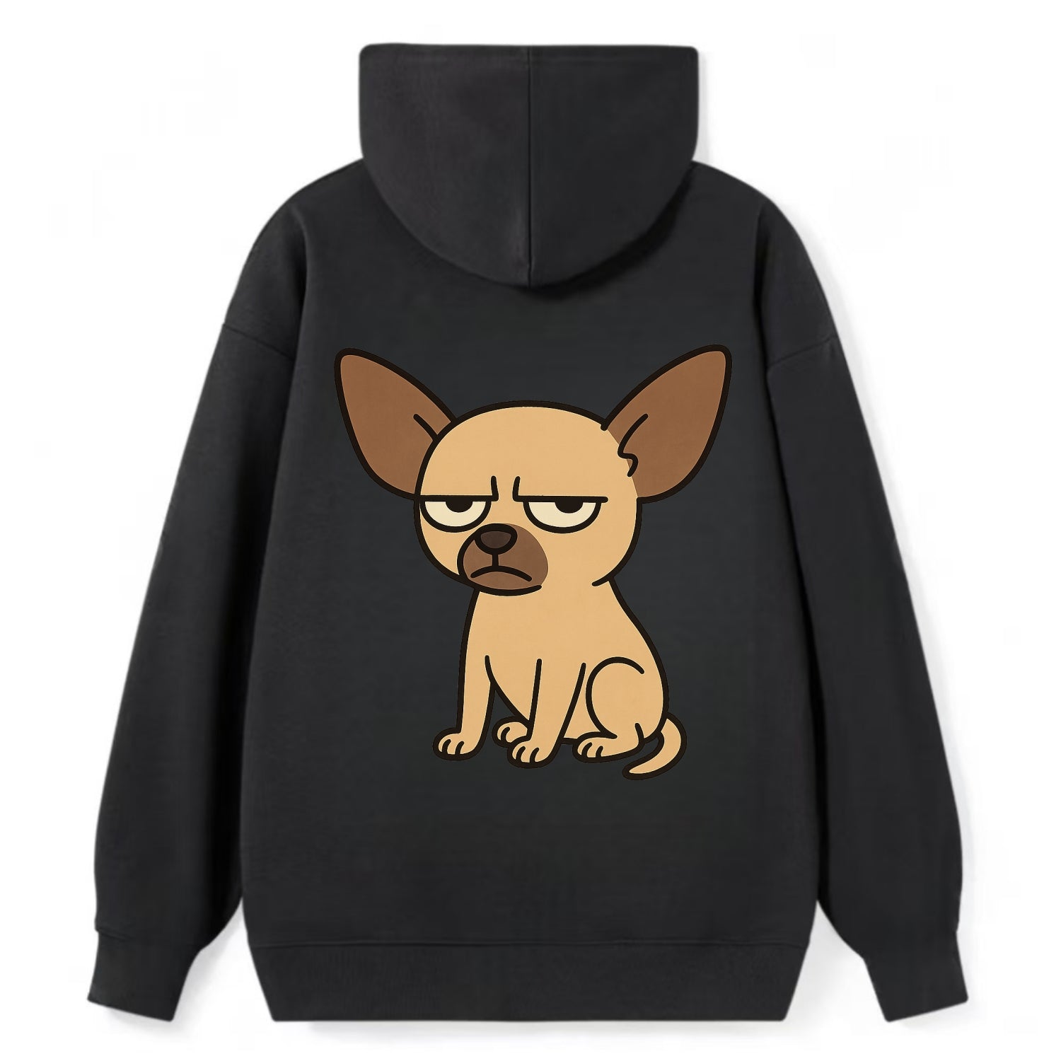 The Chihuahua Judging Silently - Classic Pullover Hoodie - Black