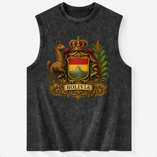 Bolivia Royal Logo  - Vintage Washed Tank