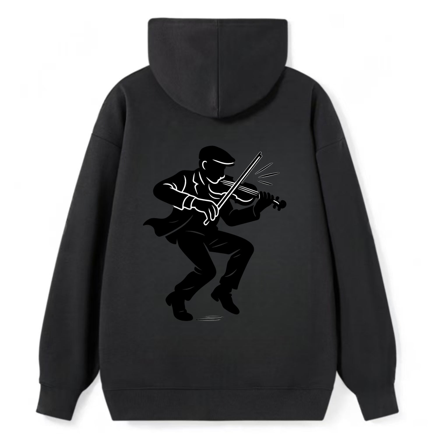 Irish folk musician traditional jig - Classic Pullover Hoodie - Black