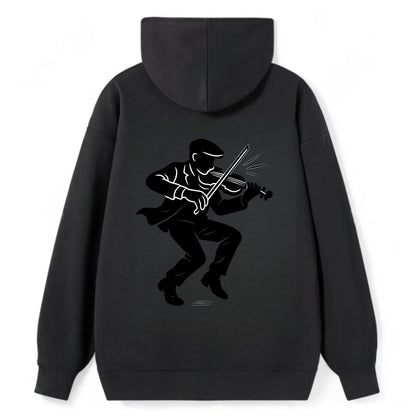 Irish folk musician traditional jig - Classic Pullover Hoodie - Black