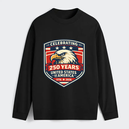 Heritage Eagle Emblem - Classic Long Sleeve Shirt - Black