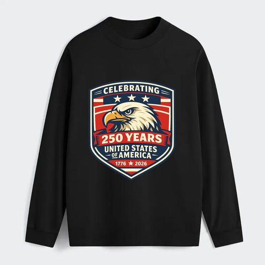 Heritage Eagle Emblem - Classic Long Sleeve Shirt - Black