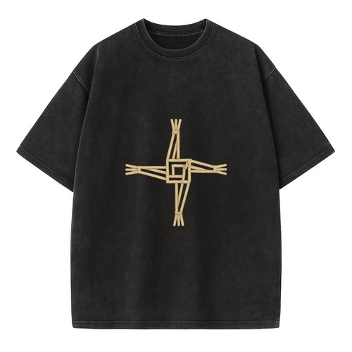 Saint Brigid's Cross  - Vintage T-shirt