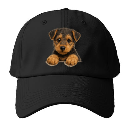 Airedale Terrier  - Baseball Cap For Big Heads - Black