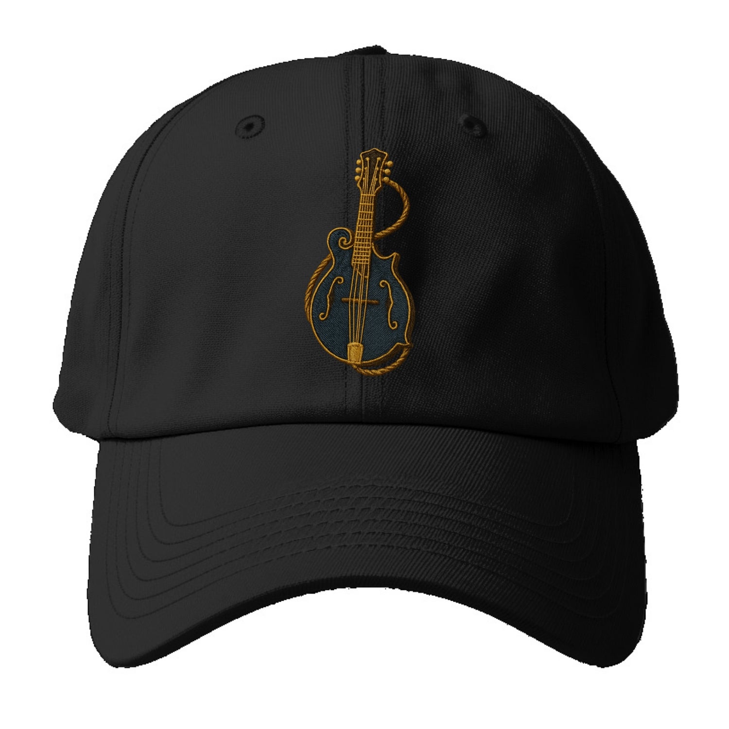 Mandolin  - Baseball Cap - Black
