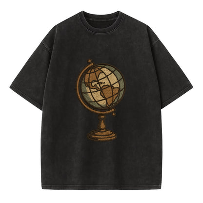Globe  - Vintage T-shirt - Black