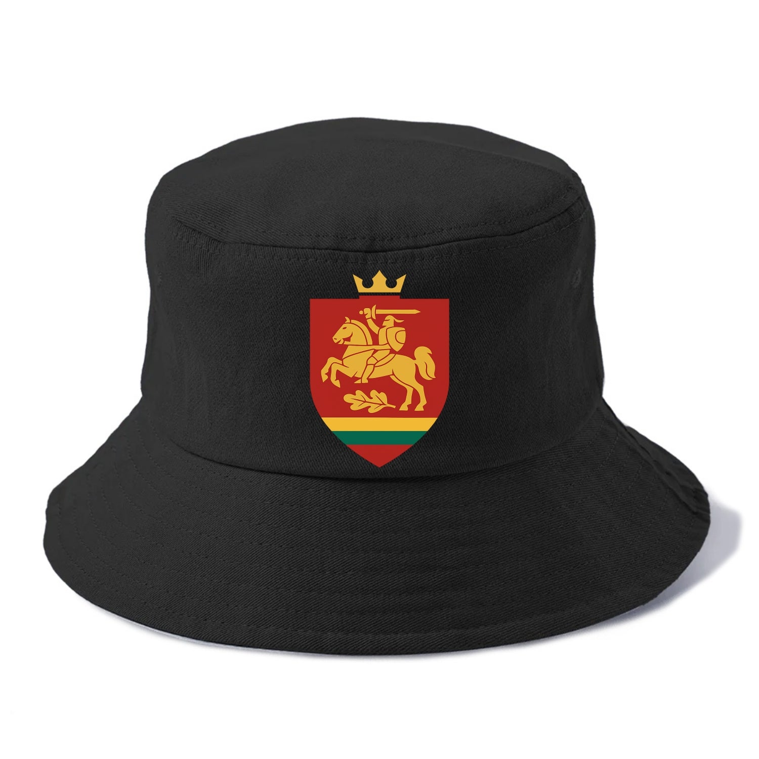 Lithuania Royal Logo  - Bucket Hat - Black