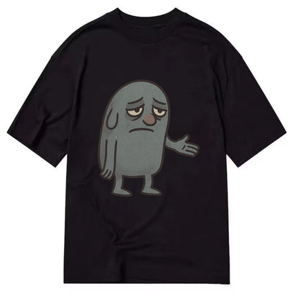 FOLLOWERS ARE GHOSTS | Transparent crowd following nobody - Classic T-shirt - Black