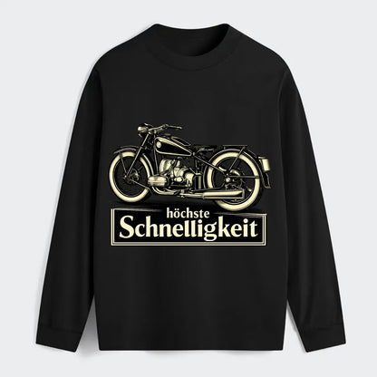 German Speed Motorcycle - Classic Long Sleeve Shirt - Black