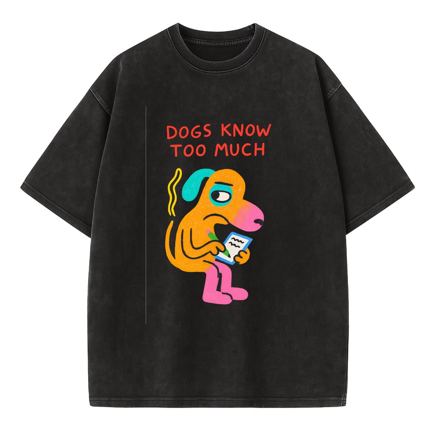 CATS OWN YOU | Cat on throne pointing down - Vintage T-shirt - Black