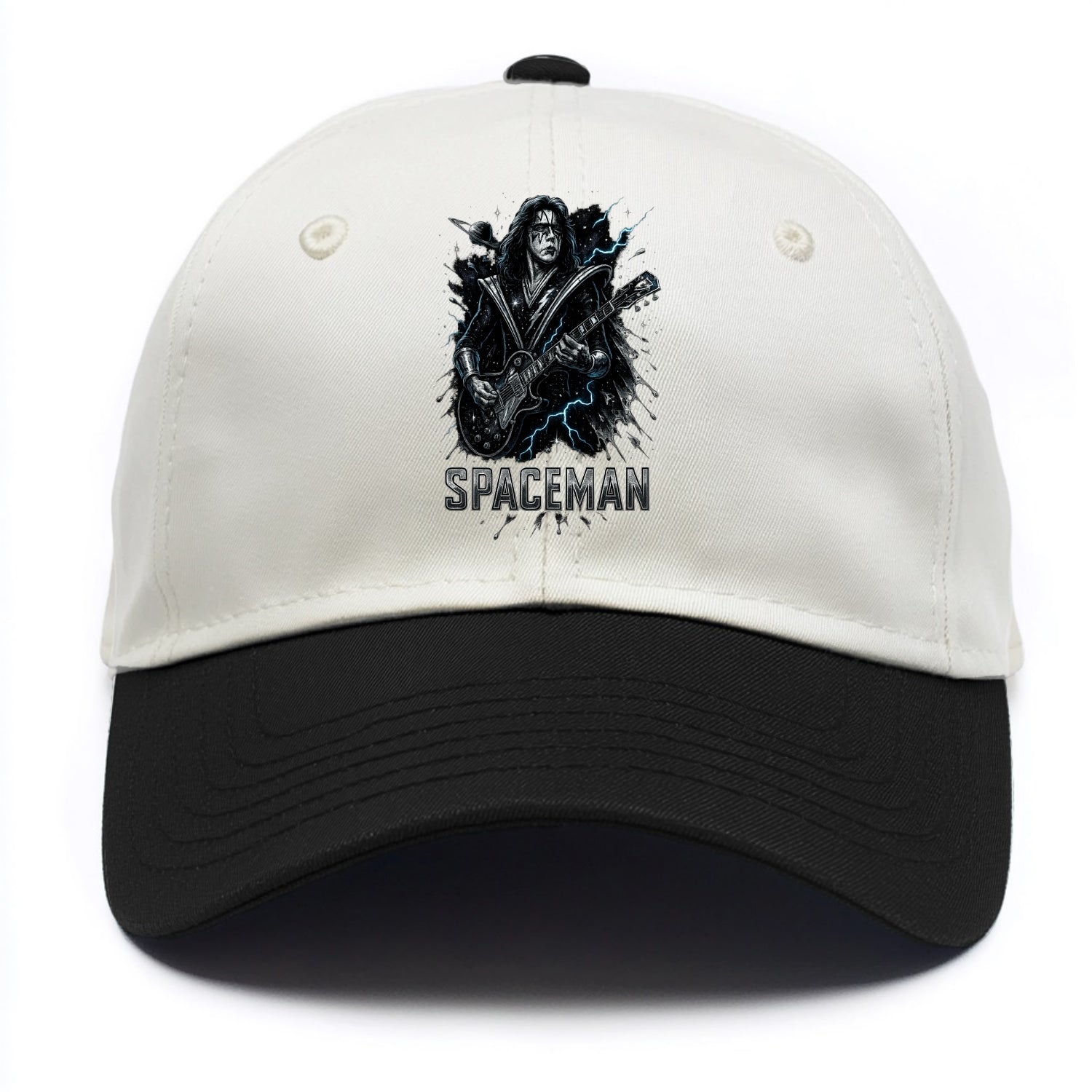 Silver Splash - Two Tone Cap - Black