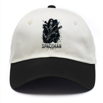 Silver Splash - Two Tone Cap - Black