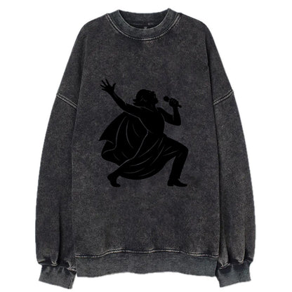 Opera singer powerful finale - Vintage Sweatshirt - Black
