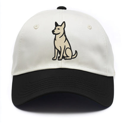 German Sheprador - German Shepherd Lab m Two Tone Cap - Black