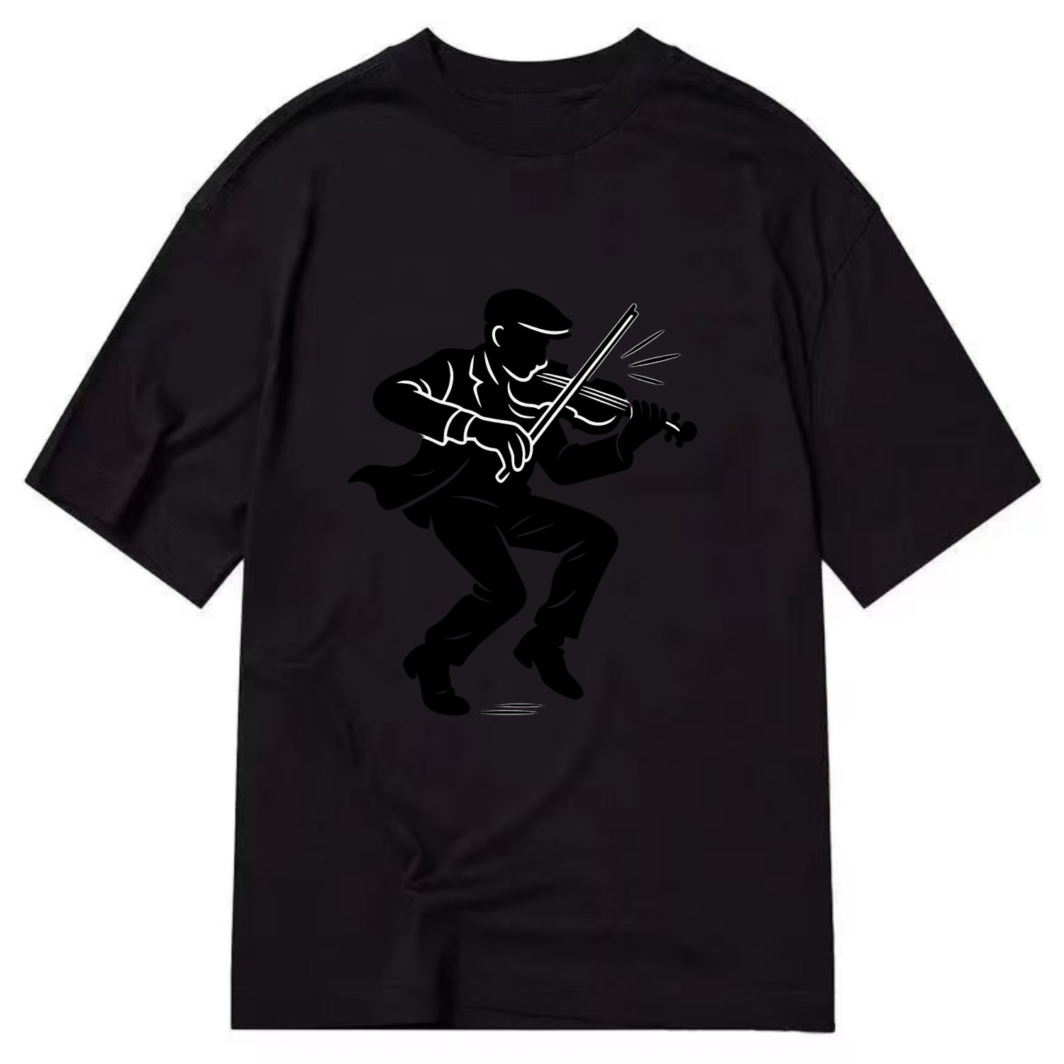 Irish folk musician traditional jig - Classic T-shirt - Black