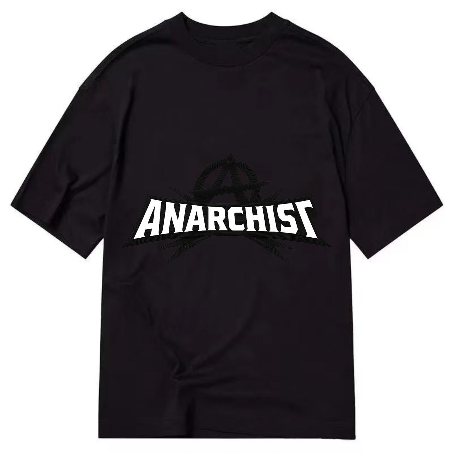 Bold typography design - "ANARCHIST" - no masters, self-governed - Classic T-shirt - Black