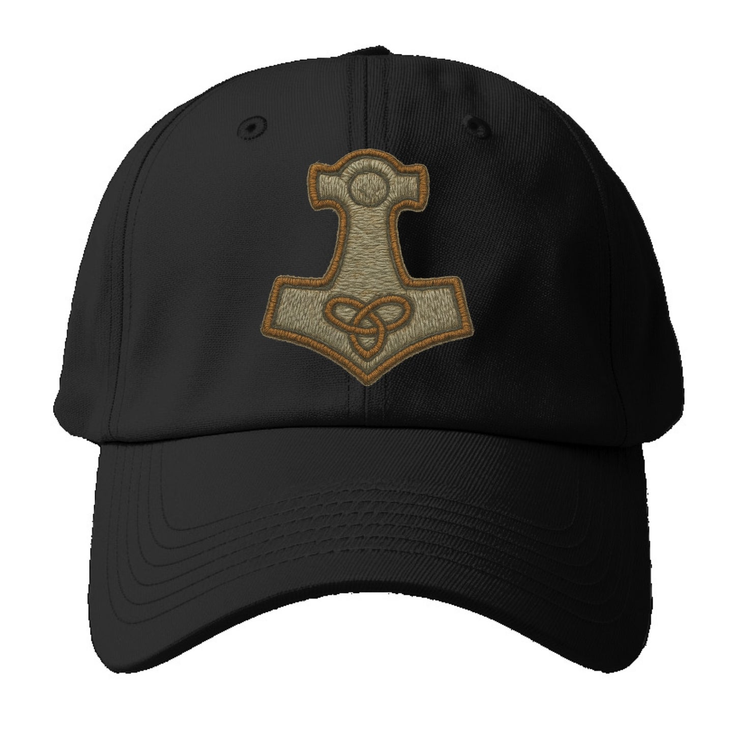 Mjolnir - Baseball Cap For Big Heads - Black