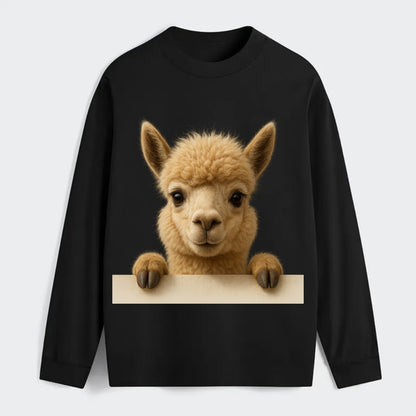 Alpaca  - Classic Long Sleeve Shirt - Black