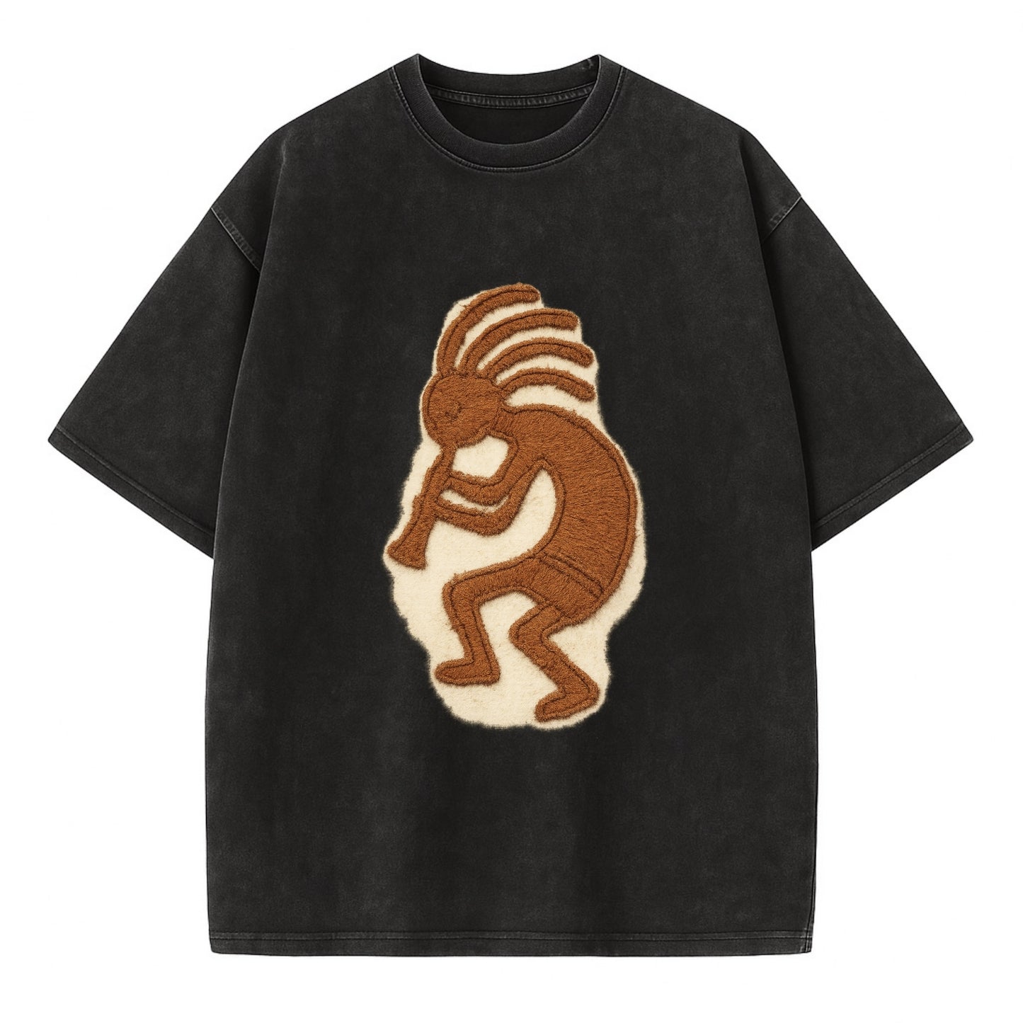 Kokopelli  - Vintage T-shirt - Black