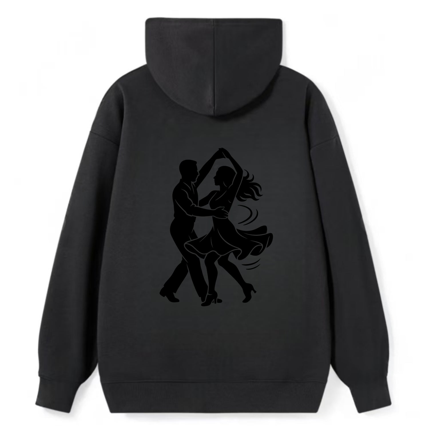 Salsa dancers spinning turn - Classic Pullover Hoodie - Black