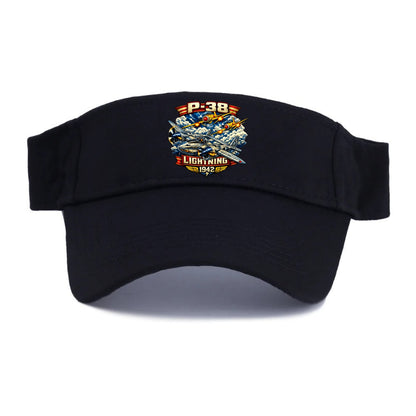 P 38 Lightning - Visor - Black