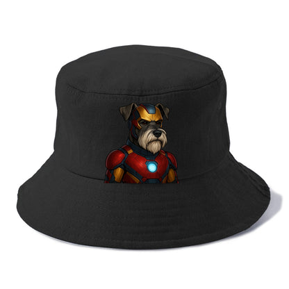Schnauzer Tech Hero  - Bucket Hat - Black